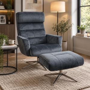 Riga Chair and Footstool
