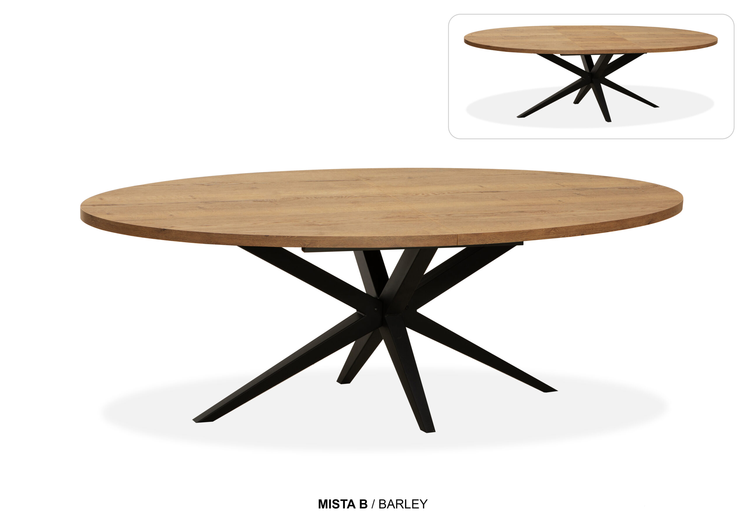 Mista Oval Extending Table