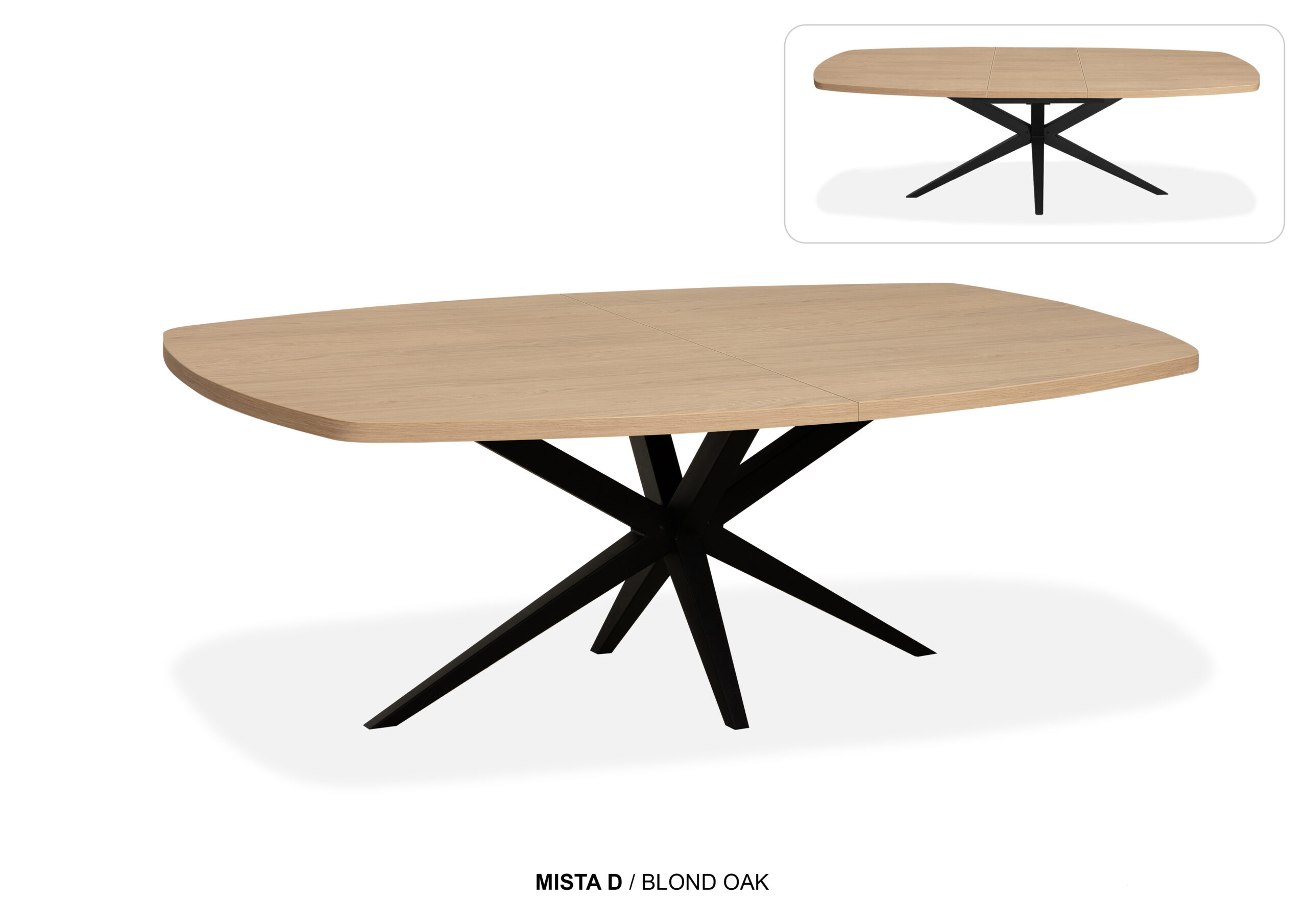 Mista Danish Extending Dining Table